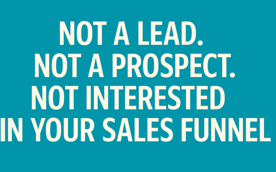 I’m not your lead. I’m someone’s IT Manager.