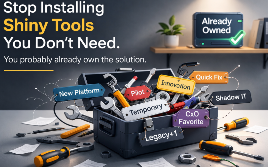 Can We Please Stop Installing Shiny New Tools and Applications We Don’t Need?