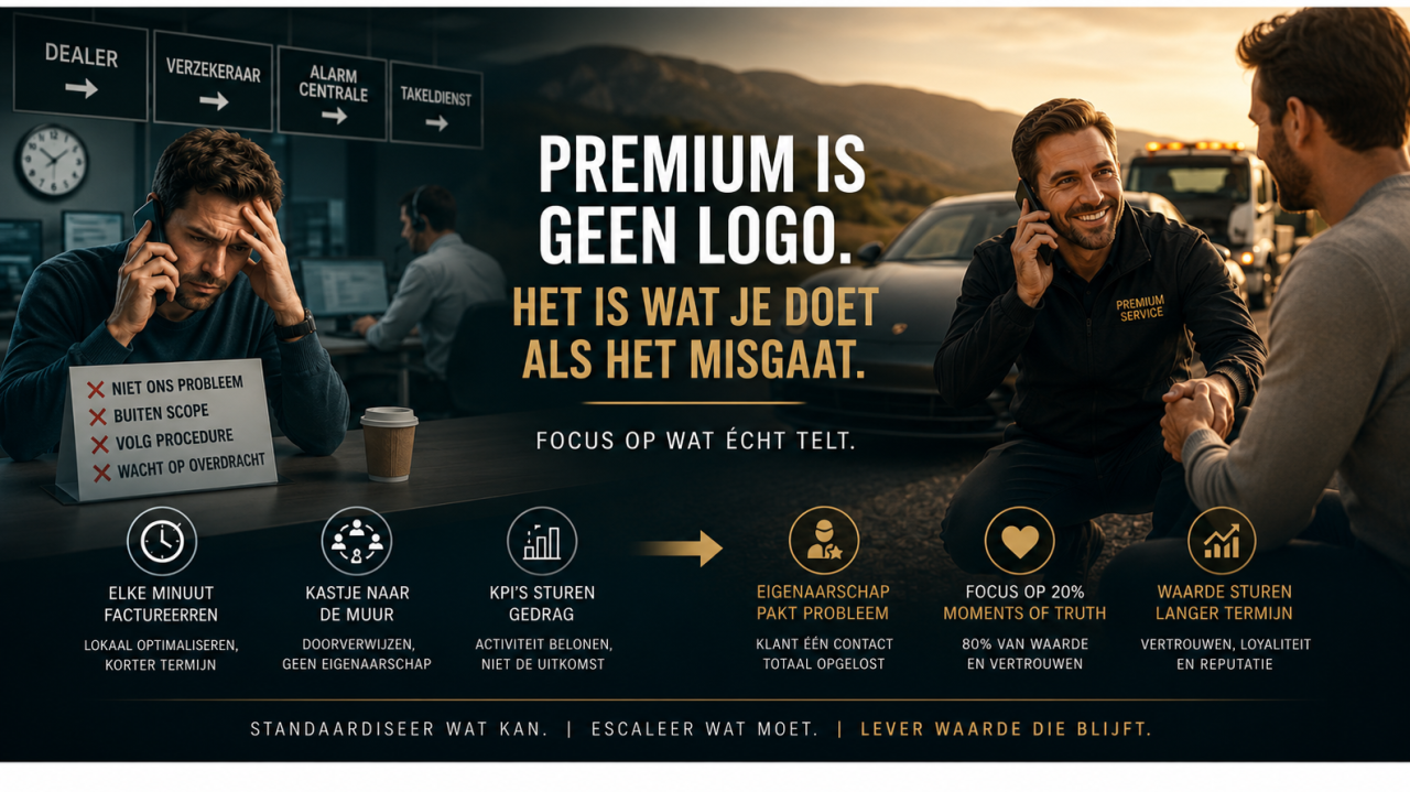 Premium Isn't About Your Logo. It's About What You Do When Things Go Wrong.