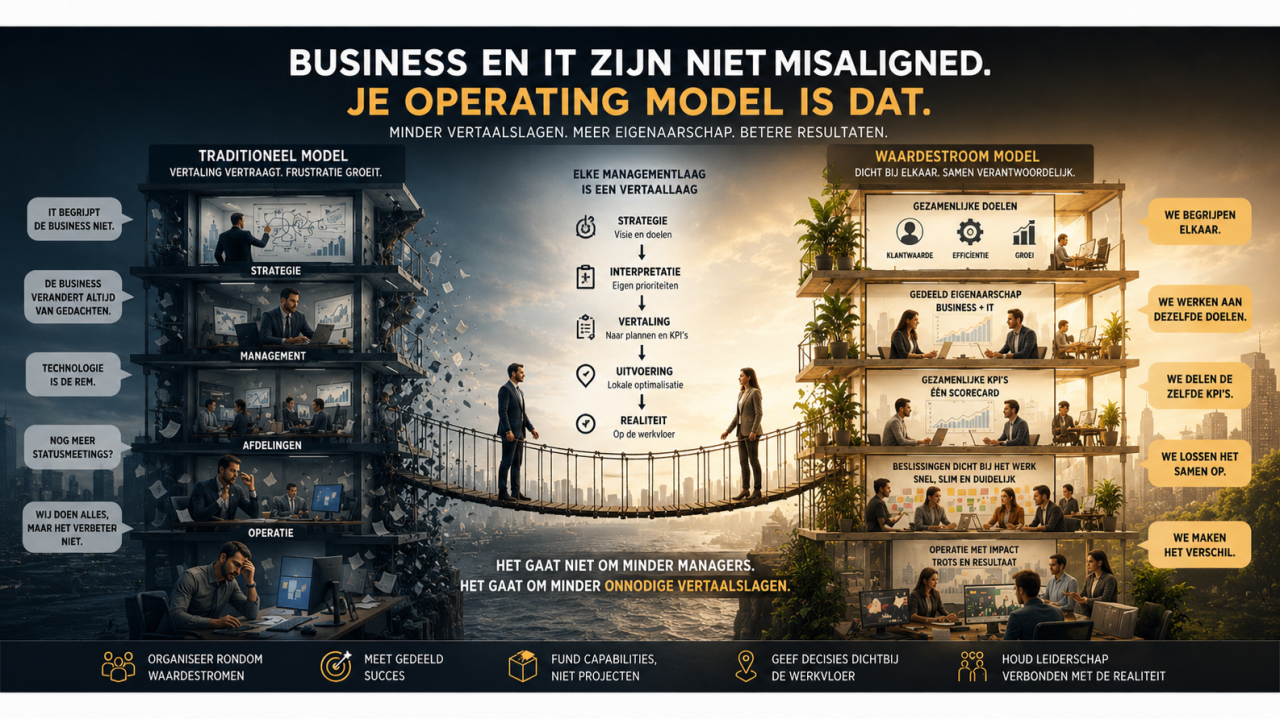 The Business and IT Aren't Misaligned. Your Operating Model Is.